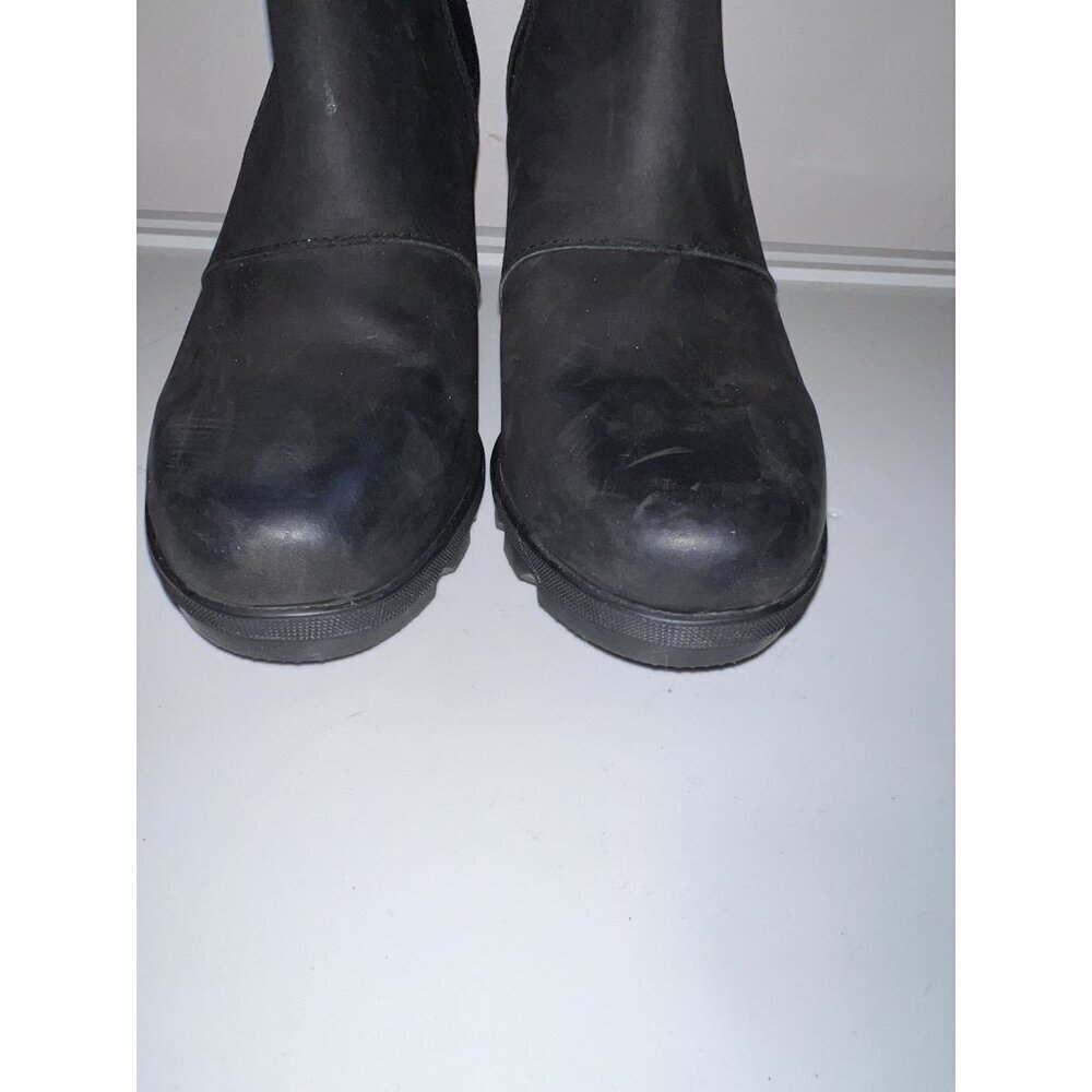 SOREL Womens Joan Of Arctic II Black Wedge Boot Size 9.5 - Picture 10 of 13